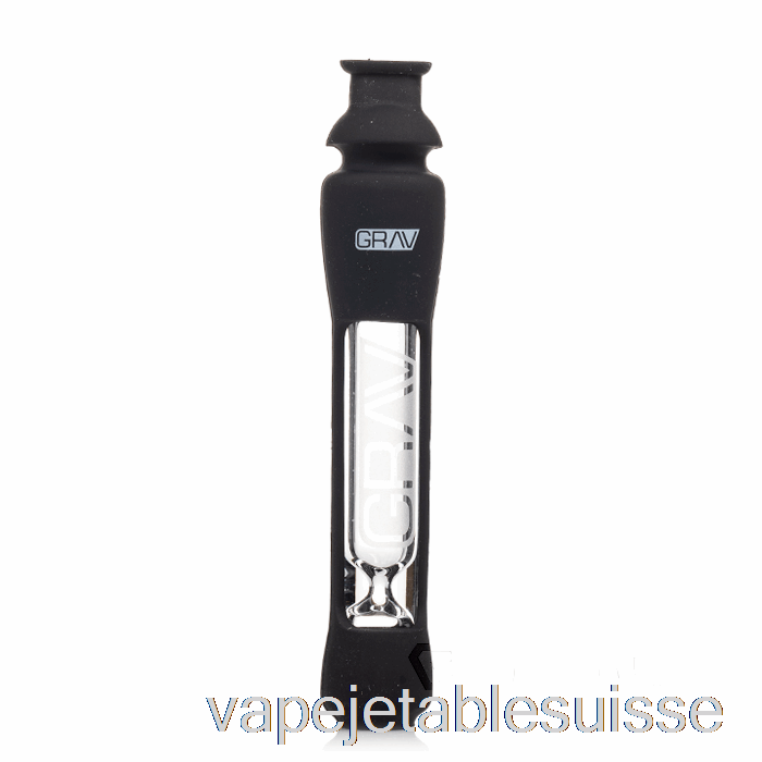 Vape Suisse Grav 12mm Dégustateur Avec Peau En Silicone Noir